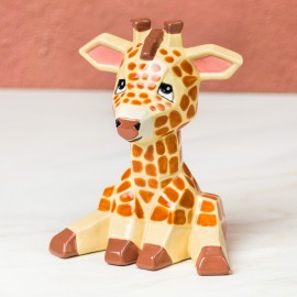 Ceramic Bisque Giraffe Facet-ini